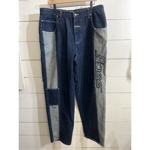 Vintage Boss Jeans Mens Hip Hop Grunge Skater Cyber 38 x 32